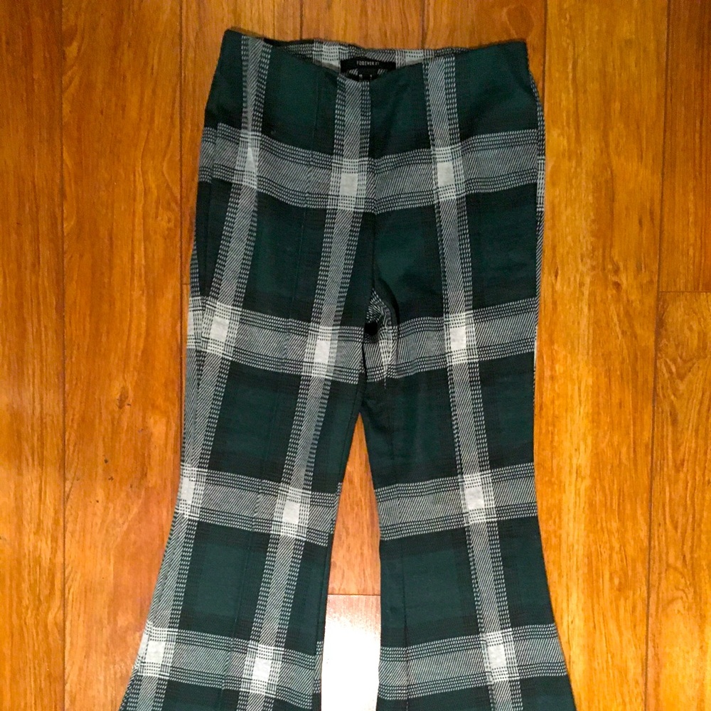 Plaid dress pants